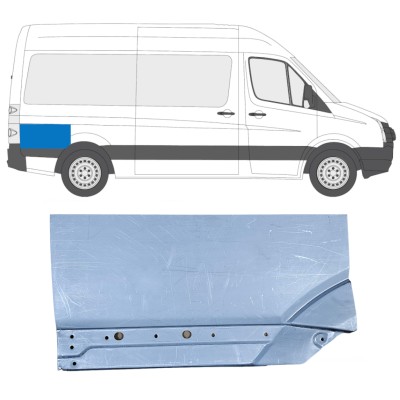 Reparaturblech Kotflügel hinten für Volkswagen Crafter 2005-2017 / Rechts 14201