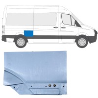 Reparaturblech Kotflügel hinten für Volkswagen Crafter 2005-2017 / Rechts 14199