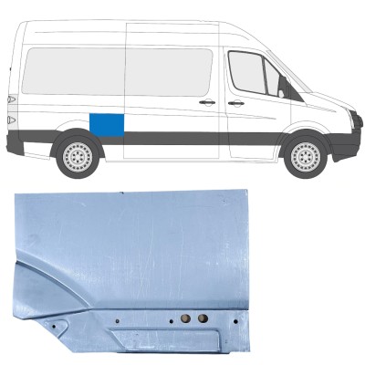 Reparaturblech Kotflügel hinten für Volkswagen Crafter 2005-2017 / Rechts 14199