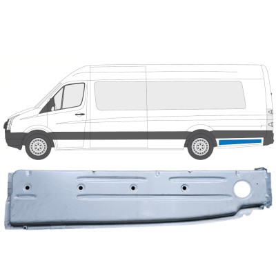 Reparaturblech innenhinterer Kotflügel für Volkswagen Crafter 2005-2017 / Links 14376