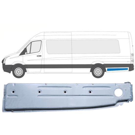 Reparaturblech innenhinterer Kotflügel für Volkswagen Crafter 2005-2017 / Links 14376
