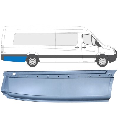 Reparaturblech Kotflügel hinten für Volkswagen Crafter 2005-2017 / Rechts 13512