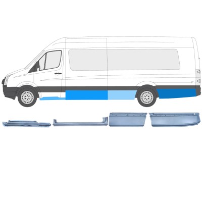 Reparaturblech-Set für Volkswagen Crafter 2005-2017 / Links / 14507