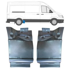 Reparaturblech Kotflügel hinten für MAN TGE 2016- / Links+Rechts / Satz 15180