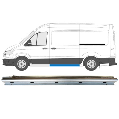 Reparaturblech Schiebetürschweller für Volkswagen Crafter 2017- / Links 15059