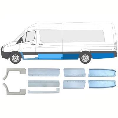 Reparaturblech-Set für Volkswagen Crafter 2005-2017 / Links+Rechts / 15540