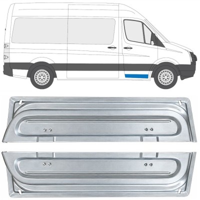 Reparaturblech innere vordere Tür für Volkswagen Crafter 2005-2017 / Links+Rechts / Satz 17058