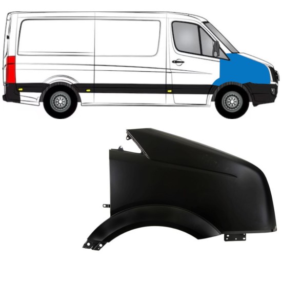 Vorne Kotflügel für Volkswagen Crafter 2005-2017 / Rechts 15352