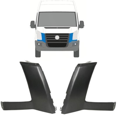 Leiste unter dem Scheinwerfer für Volkswagen Crafter 2005-2011 / Links+Rechts / Satz 16856