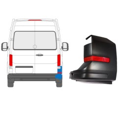Stoßstangenecke mit Rückstrahler für Volkswagen Crafter 2017- / Rechts / Satz 9991