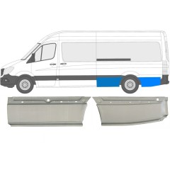 Reparaturblech Kotflügel hinten für Mercedes Sprinter 2006-2018 / Links / Satz 10514