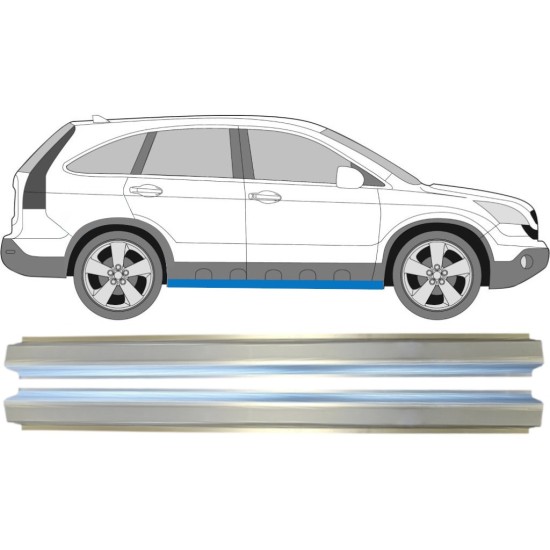 Reparaturblech Schweller für Honda CR-V 2006-2011 / Links+Rechts / Satz 14771