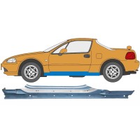 Voll schweller für Honda Civic Del Sol 1992-1998 / Links 6184
