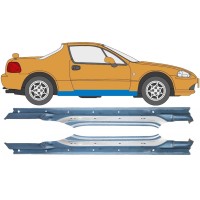 Voll schweller für Honda Civic Del Sol 1992-1998 / Links+Rechts / Satz 10537