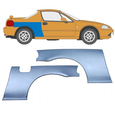 HONDA CIVIC CRX DEL SOL 1992-1998 RADLAUF REPARATURBLECH / SATZ