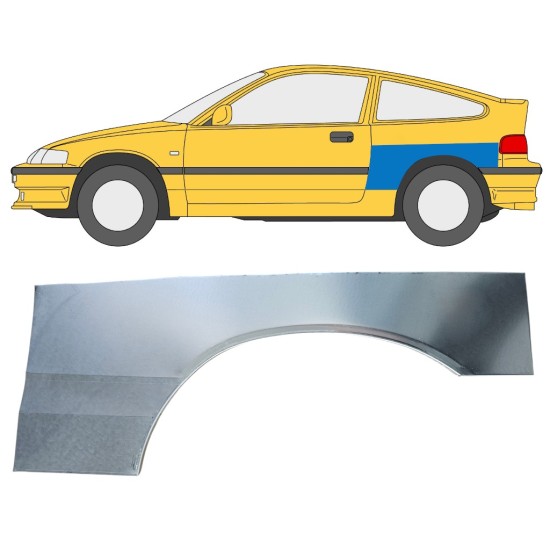 Reparaturblech Kotflügel hinten