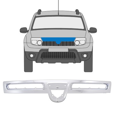 Kühlergrill-Leiste für Dacia Duster 2010-2012 16217