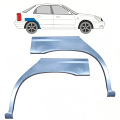 Reparaturblech Kotflügel hinten für Daewoo Nubira 1997-2004 / Links+Rechts / Satz 11094