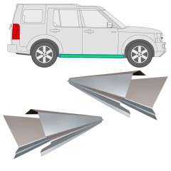 Reparaturblech innen + außen Schweller für Land Rover Discovery 2004-2009 / Links+Rechts / Satz 10939