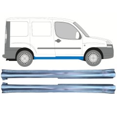 Voll schweller für Fiat Doblo 2001-2010 / Links+Rechts / Satz 11468