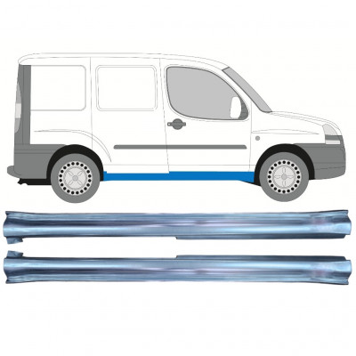 FIAT DOBLO 2001-2010 SCHWELLER REPARATURBLECH / SATZ