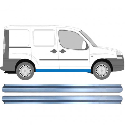 FIAT DOBLO 2001-2010 SCHWELLER REPARATURBLECH / RECHTS + LINKS / SATZ