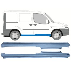 Voll schweller für Fiat Doblo 2001-2010 / Links+Rechts / Satz 11465