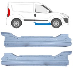 Reparaturblech Schweller für Fiat Doblo 2010-2022 / Links+Rechts / Satz 12673