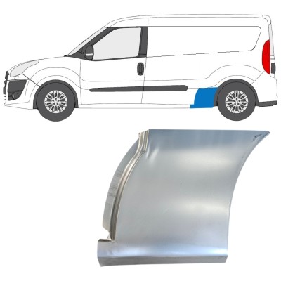 Reparaturblech Kotflügel hinten für Fiat Doblo 2010-2022 / Links 14991