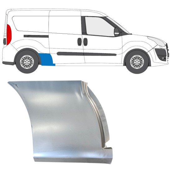 Reparaturblech Kotflügel hinten