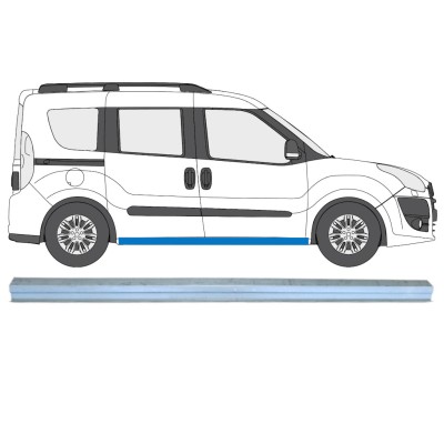 Reparaturblech Schweller für Fiat Doblo 2010-2022 / Links = Rechts (symmetrisch) 15357