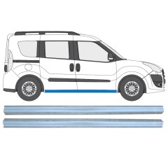 Reparaturblech Schweller für Fiat Doblo 2010-2022 / Links+Rechts / Satz 15361