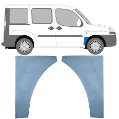 Reparaturblech Kotflügel vorne für Fiat Doblo 2001-2010 / Links+Rechts / Satz 9739