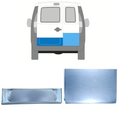 Reparaturblech hintere Tür für Fiat Doblo 2001-2010 / Links+Rechts / Satz 11807