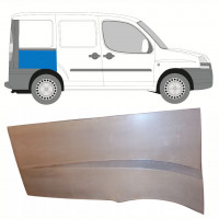 FIAT DOBLO 2001-2010 HINTEN KOTFLÜGEL REPARATURBLECH / RECHTS