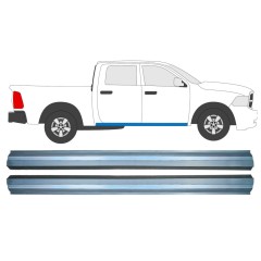 Reparaturblech unterer Schweller für Dodge RAM 2008-2013 / Links = Rechts (symmetrisch) / Satz 12792