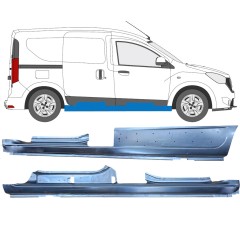 Voll schweller für Dacia Dokker 2012- / Links+Rechts / Satz 10148