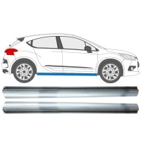 Reparaturblech unterer Schweller für Citroen DS4 2011-2015 / Links+Rechts / Satz 15016 Reparaturblech unterer Schweller für Citroen DS4 2011-2015 / Links+Rechts / Satz 15016