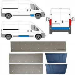 Reparaturblech Tür für Citroen Jumper 2006-2025 / Links+Rechts / Satz 14509