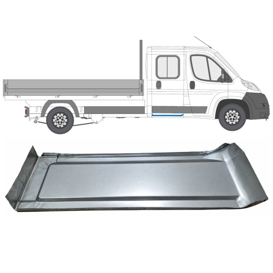 Reparaturblech für Trittstufe für Fiat Ducato 2006-2026 / Rechts 17072