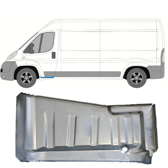Reparaturblech für Trittstufe für Fiat Ducato 2006-2014 / Links 15053 Reparaturblech für Trittstufe für Fiat Ducato 2006-2014 / Links 15053
