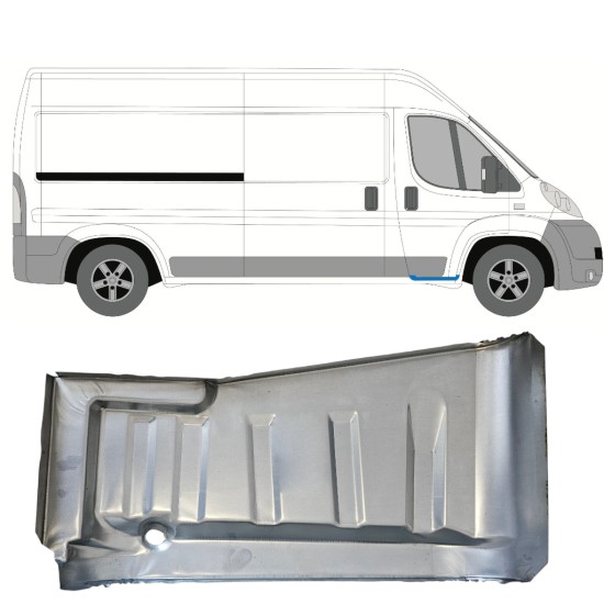 Reparaturblech für Trittstufe für Fiat Ducato 2006-2014 / Rechts 15052 Reparaturblech für Trittstufe für Fiat Ducato 2006-2014 / Rechts 15052