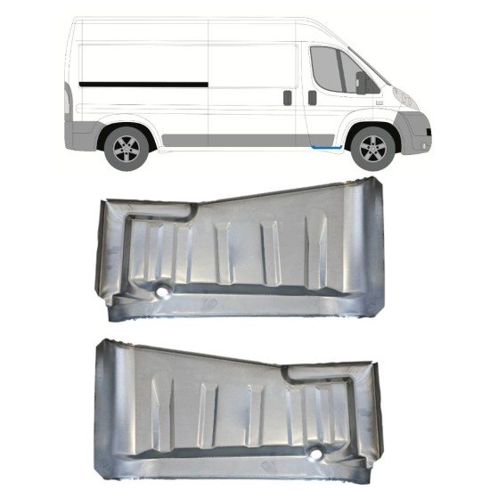 Reparaturblech für Trittstufe für Fiat Ducato 2006-2014 / Links+Rechts / Satz 15061 Reparaturblech für Trittstufe für Fiat Ducato 2006-2014 / Links+Rechts / Satz 15061
