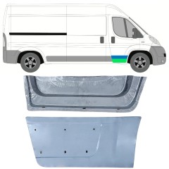 Reparaturblech innen + außen vorderer Tür für Fiat Ducato 2006-2025 / Rechts / Satz 12004