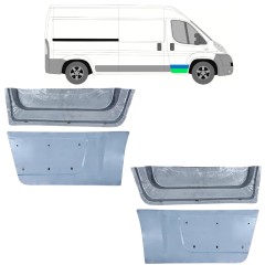 Reparaturblech innen + außen vorderer Tür für Fiat Ducato 2006-2025 / Satz 12006