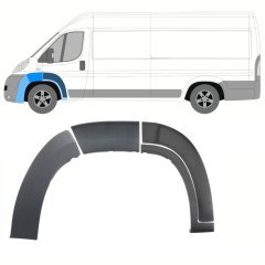 Set vorderer Kotflügel Zierleisten für Peugeot Boxer 2006-2014 / Links / 14396