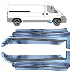 Reparaturblech Schweller vordere Tür für Fiat Ducato 2006-2025 / Links+Rechts / Satz 10372