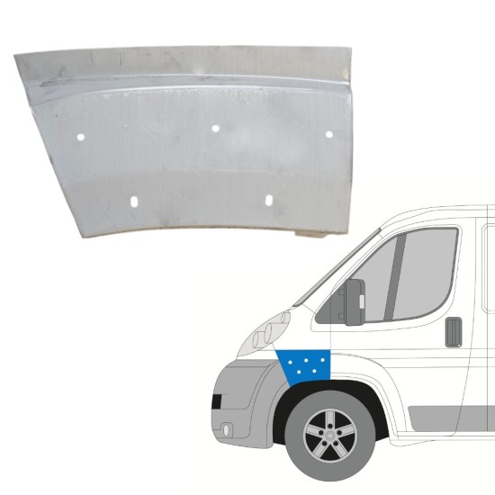 Reparaturblech Kotflügel vorne für Fiat Ducato 2006-2014 / Links 14705