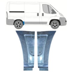 Reparaturblech Kotflügel hinten für Fiat Ducato 2006-2025 / Links+Rechts / Satz 11474