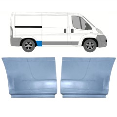 Reparaturblech Kotflügel hinten für Citroen Jumper 2006-2026 / Links+Rechts / Satz 14132